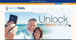 Desktop Screenshot of newdayvitality.com